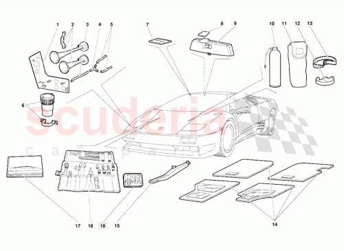 Part Diagram for Lamborghini 009458000