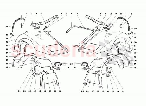 Part Diagram for Lamborghini 0068004704
