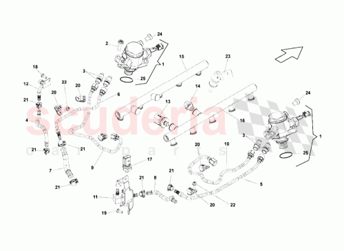Part Diagram for Lamborghini 07L127501BE