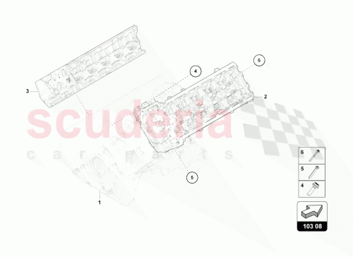 Part Diagram for Lamborghini N10080204