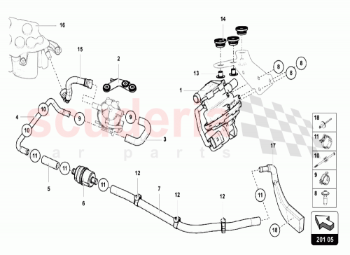 Part Diagram for Lamborghini 470117157C