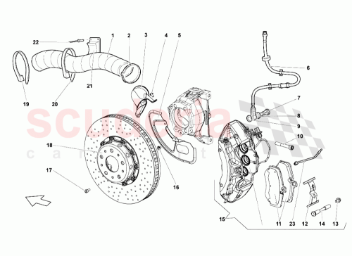 Part Diagram for Lamborghini 008836001