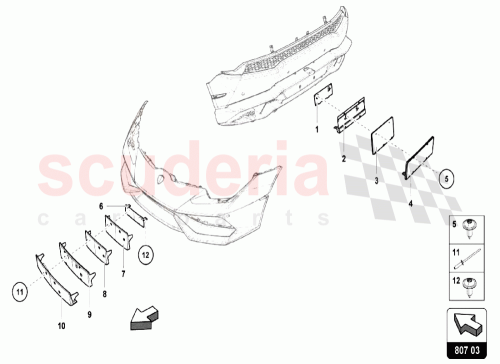 Part Diagram for Lamborghini 4T0807287C