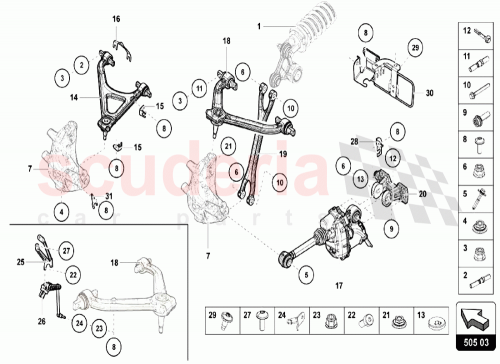 Part Diagram for Lamborghini 470971005A