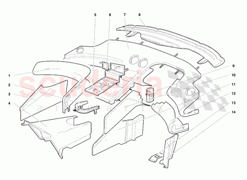 Part Diagram for Lamborghini 009458365