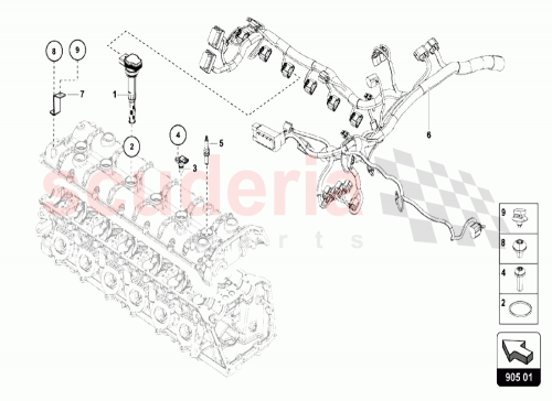 Part Diagram for Lamborghini 470971072F