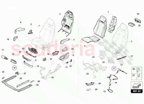 Part Diagram for Lamborghini 4K0959817