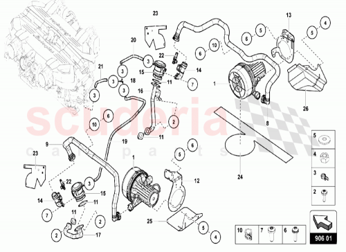 Part Diagram for Lamborghini 0R8340017