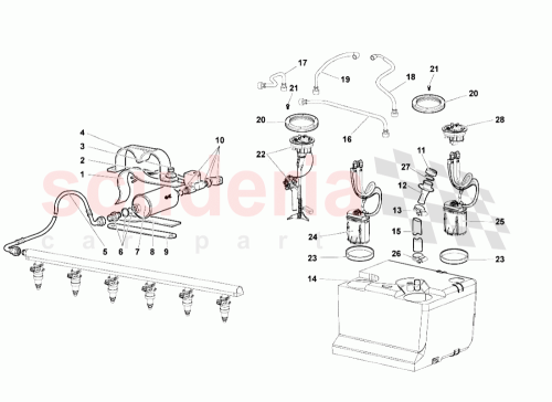 Part Diagram for Lamborghini 400201511A