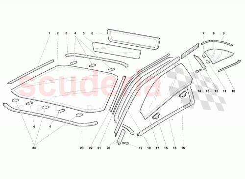 Part Diagram for Lamborghini 0072001177