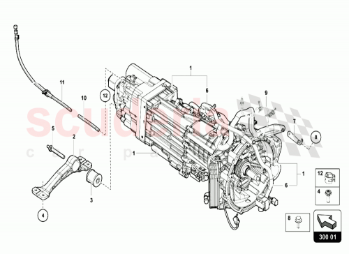 Part Diagram for Lamborghini 0CE300041A