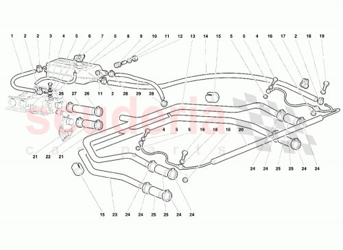 Part Diagram for Lamborghini 001730569
