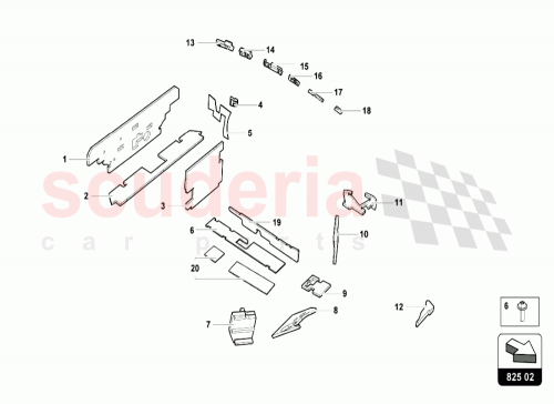 Part Diagram for Lamborghini 4T0863248