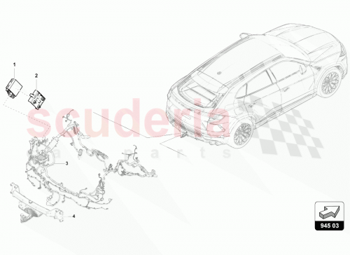 Part Diagram for Lamborghini 4M0907383G