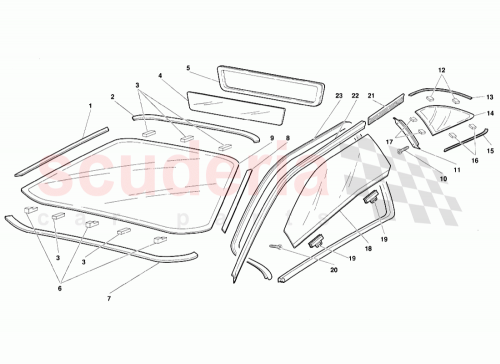 Part Diagram for Lamborghini 008700317