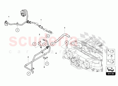 Part Diagram for Lamborghini 470611939A