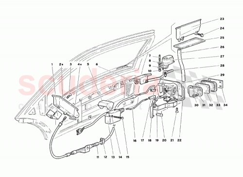 Part Diagram for Lamborghini 0072005334