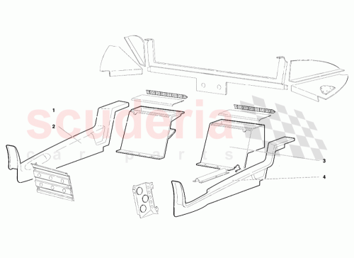 Part Diagram for Lamborghini 009458386