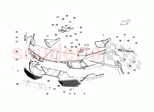 Part Diagram for Lamborghini N90107607