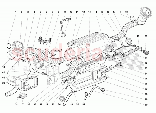 Part Diagram for Lamborghini 009490201
