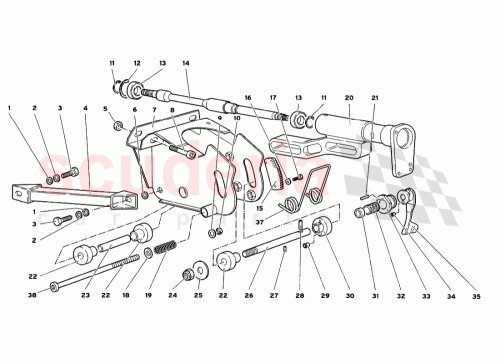 Part Diagram for Lamborghini 004338317
