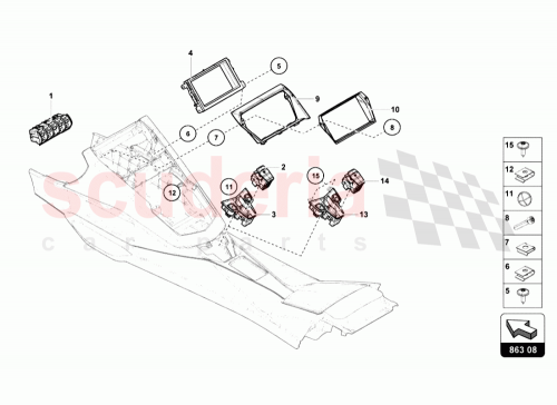 Part Diagram for Lamborghini 470919180