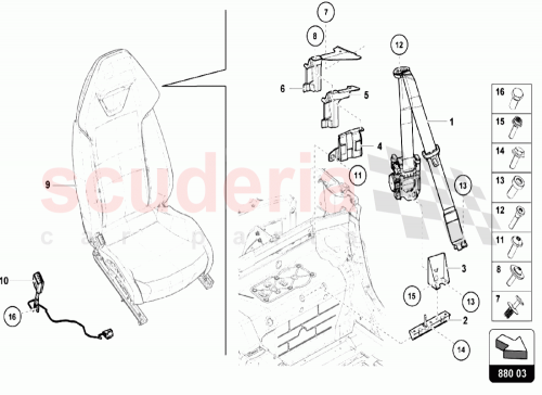 Part Diagram for Lamborghini N10665002
