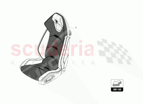 Part Diagram for Lamborghini 4T7881012AT002
