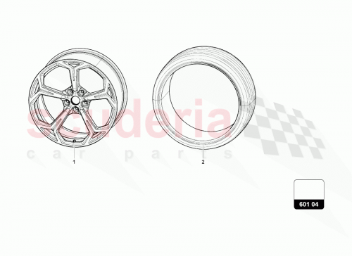 Part Diagram for Lamborghini 4ML601303D