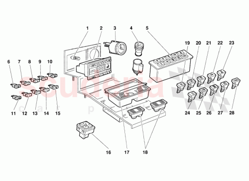 Part Diagram for Lamborghini 006330519