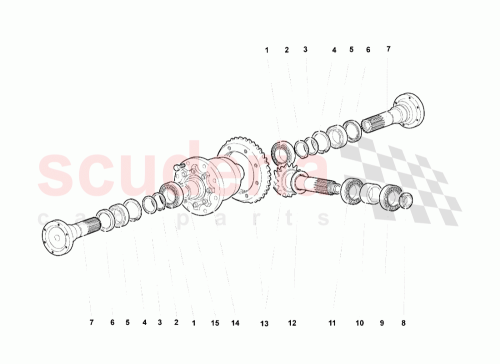 Part Diagram for Lamborghini 01S409209