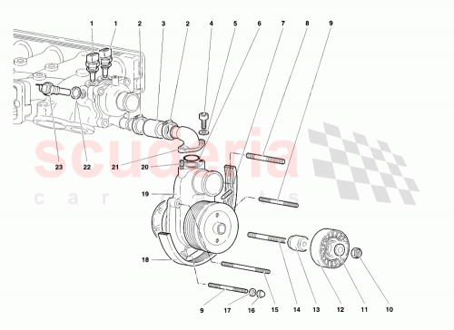 Part Diagram for Lamborghini 001724221
