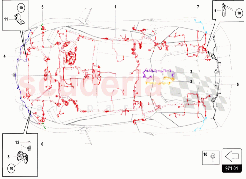 Part Diagram for Lamborghini 475971138AF