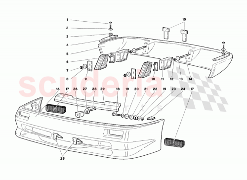 Part Diagram for Lamborghini 009463016