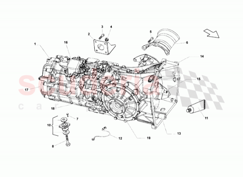 Part Diagram for Lamborghini 420399151B