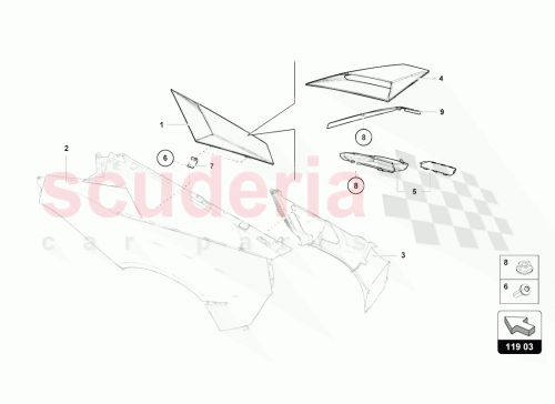 Part Diagram for Lamborghini 470813893A