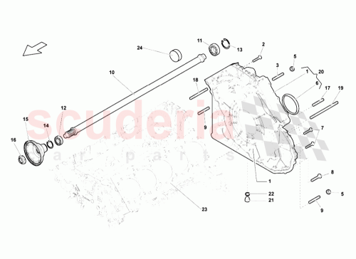 Part Diagram for Lamborghini 07L103171AP