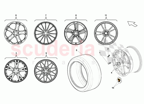 Part Diagram for Lamborghini 400601017DB