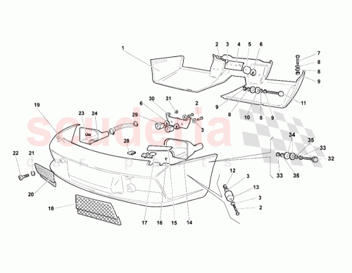 Part Diagram for Lamborghini 410807699