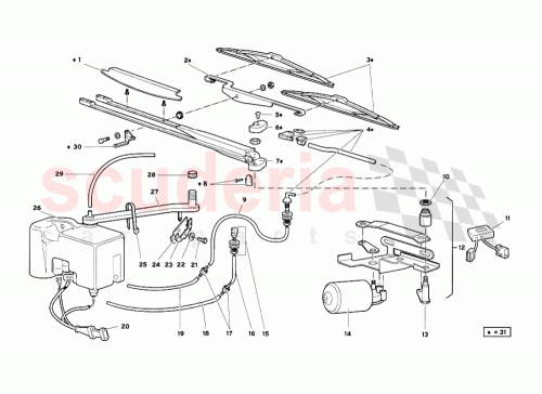 Part Diagram for Lamborghini 0071007708