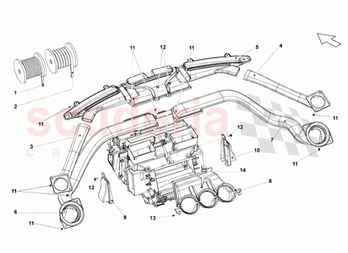 Part Diagram for Lamborghini 407813999A