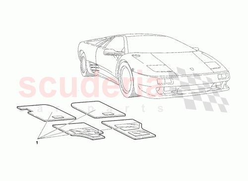 Part Diagram for Lamborghini 009458044