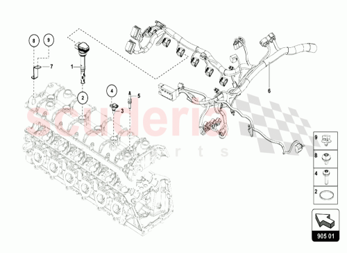 Part Diagram for Lamborghini 470971072H