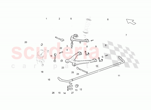 Part Diagram for Lamborghini 400505311B