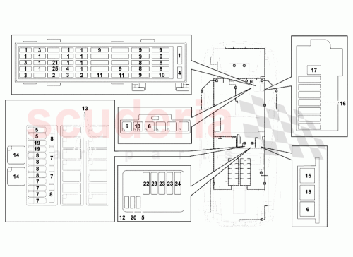 Part Diagram for Lamborghini 407971135AA