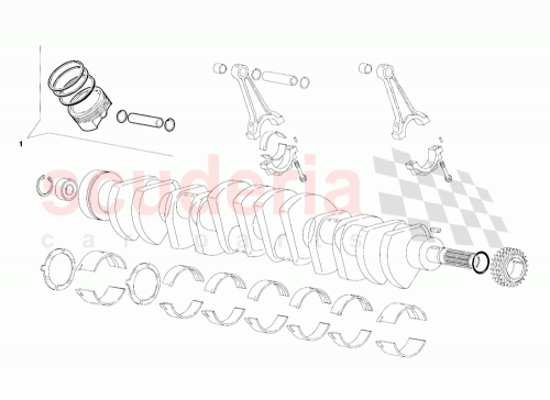 Part Diagram for Lamborghini 001433968