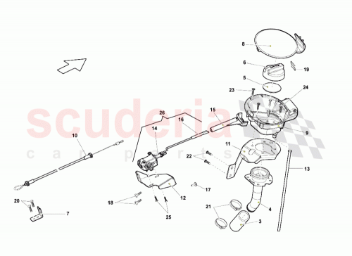 Part Diagram for Lamborghini 400809909A