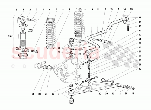 Part Diagram for Lamborghini 005133967