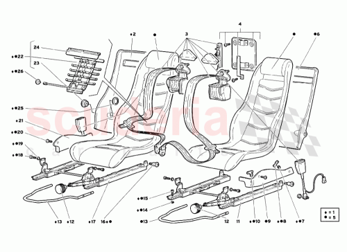 Part Diagram for Lamborghini 009435264