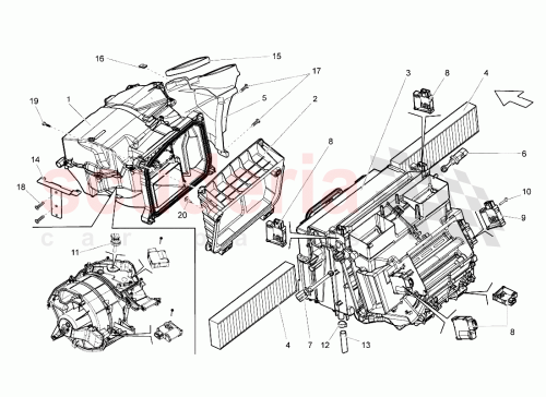 Part Diagram for Lamborghini 400820686B